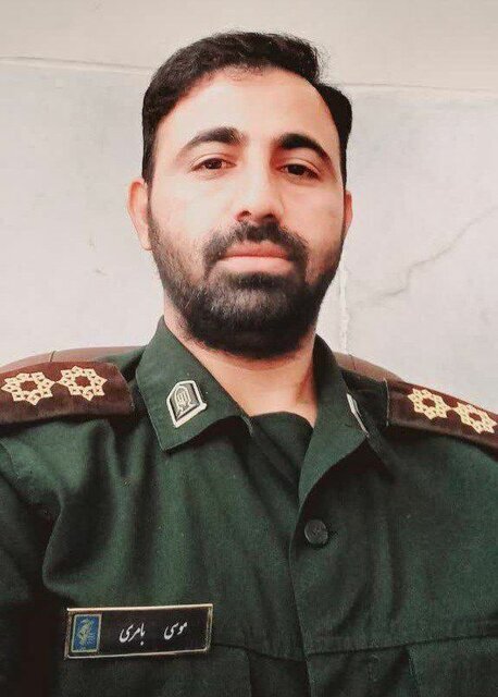 شهادت یک عضو سپاه در سیستان و بلوچستان +عکس موسی بامری پاسدرای که در سیستان و بلوچستان به شهادت رسید