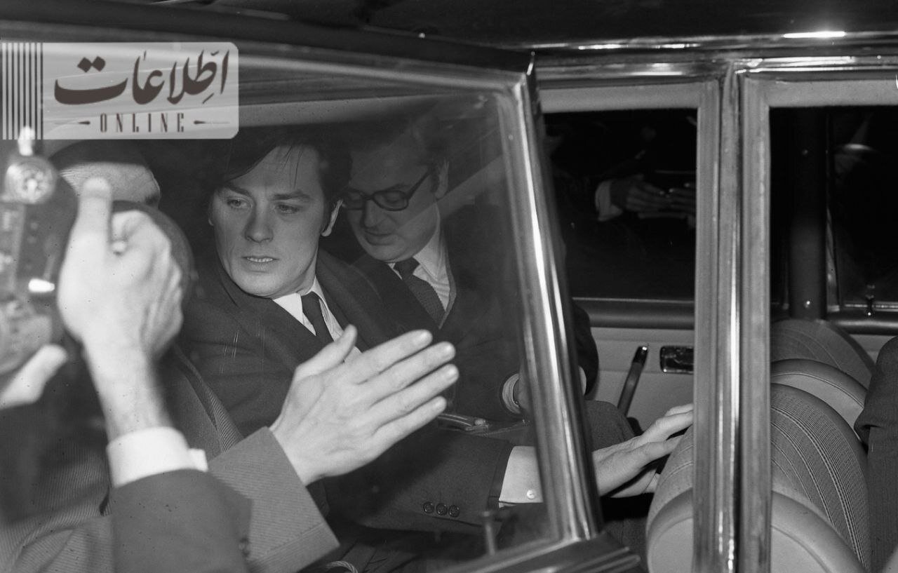 آلن دلون فرودگاه مهرآباد را بهم ریخت +تصاویر