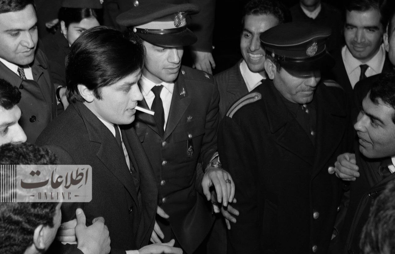 آلن دلون فرودگاه مهرآباد را بهم ریخت +تصاویر