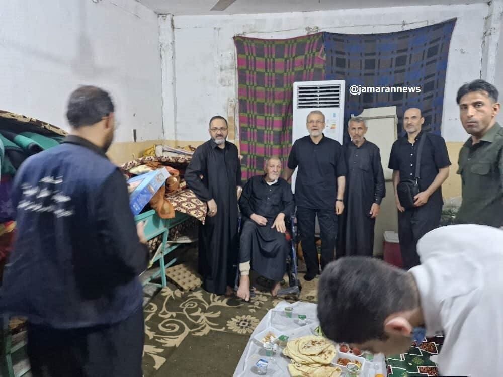 علی لاریجانی در مراسم راهپیمایی اربعین +عکس