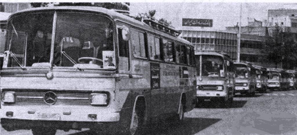 اتوبوسهای ایرانی در جادههای مصر و اردن! +عکس