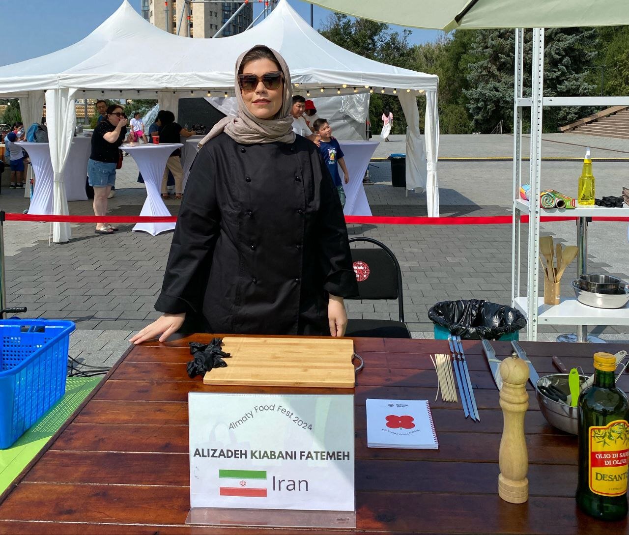 این بانوی ایرانی نفر اول فستیوال آشپزی باربیکیو قزاقستان شد
