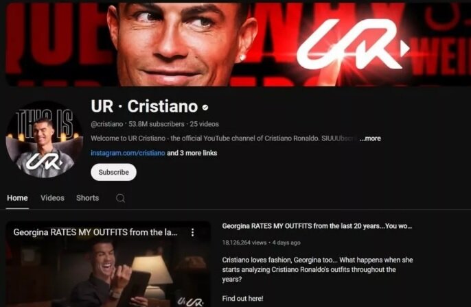 نام کریستیانو رونالدو در کتاب رکوردهای جهانی گینس ثبت شد +عکس