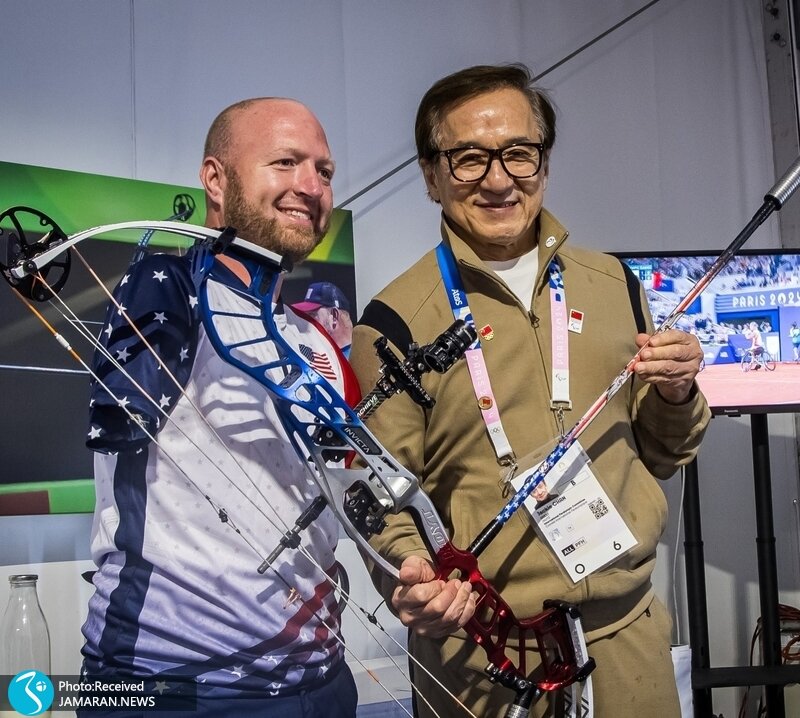 مرد اعجابانگیز پارالمپیک با جکی چان دیدار کرد +عکس