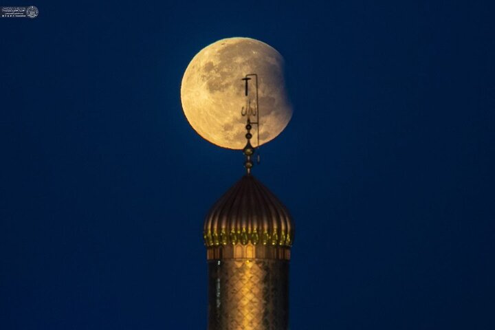 ماه گرفتگی در حرم امام علی (ع)