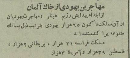 هیتلر یهودیها و کمونیستها را فراری داد! +عکس