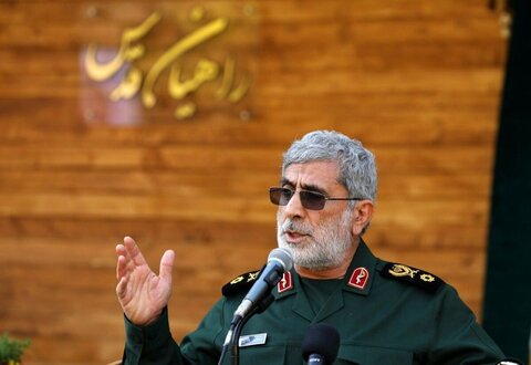 حضور سردار قاآنی در جشن پیروزی ایران مقابل اسرائیل +ویدیو