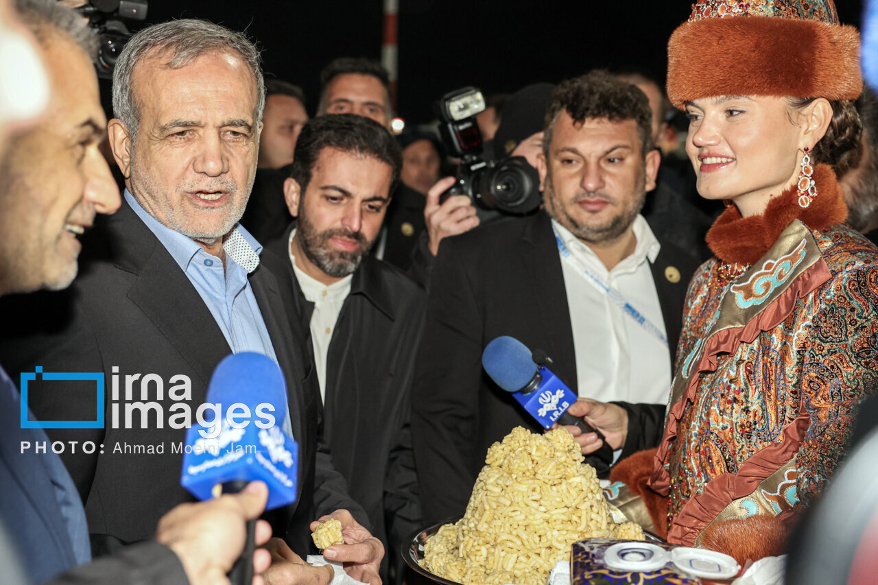 استقبال جالب روسها از پزشکیان +عکس