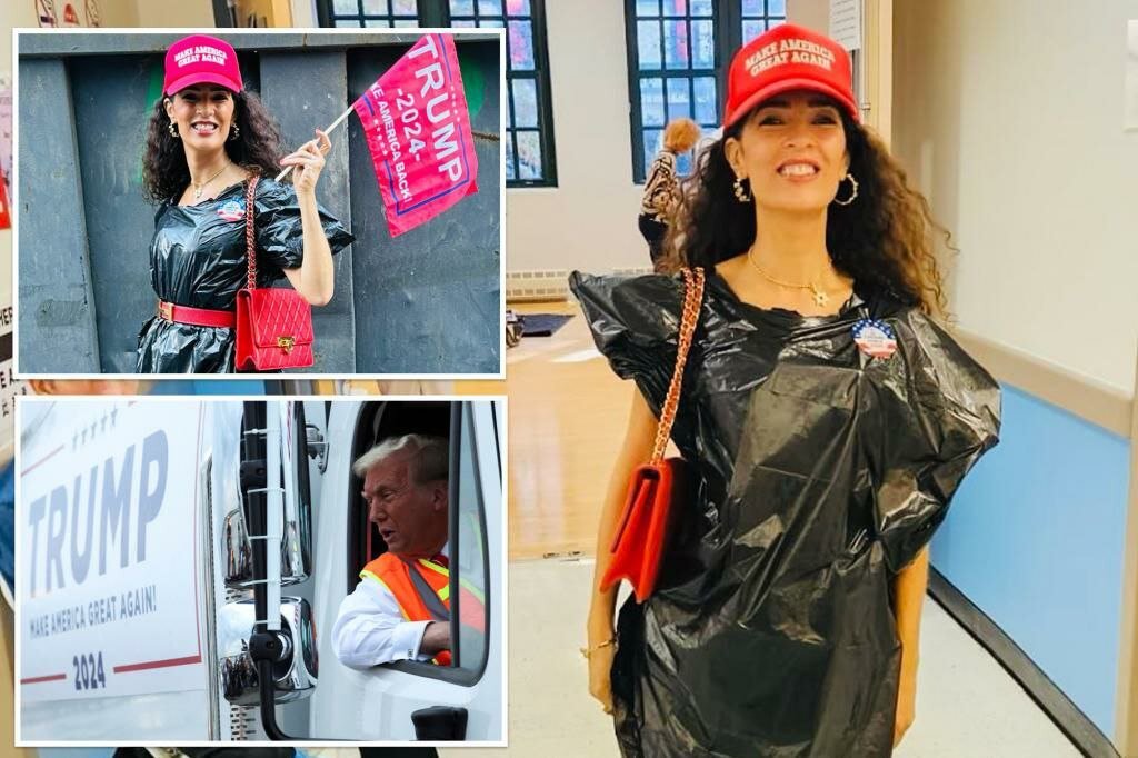 این تصویر عجیب از هوادار زن ترامپ رسانهای شد