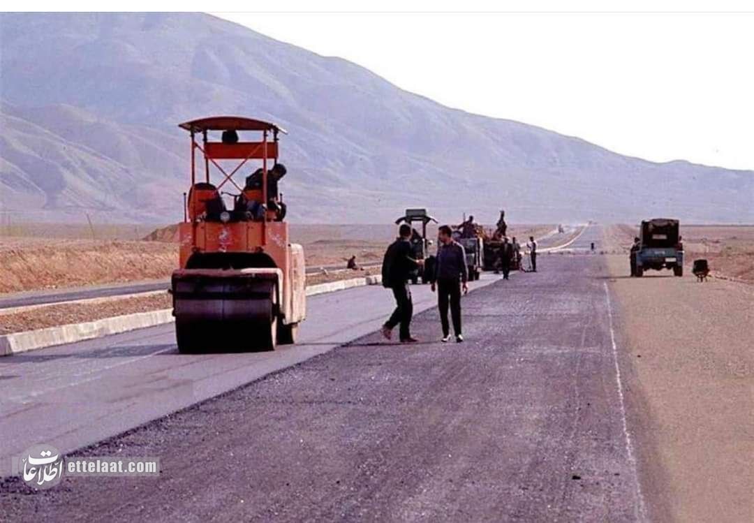 عکسهای دیدنی از ساخت آزادراه تهران-کرج ۶۰ سال پیش!