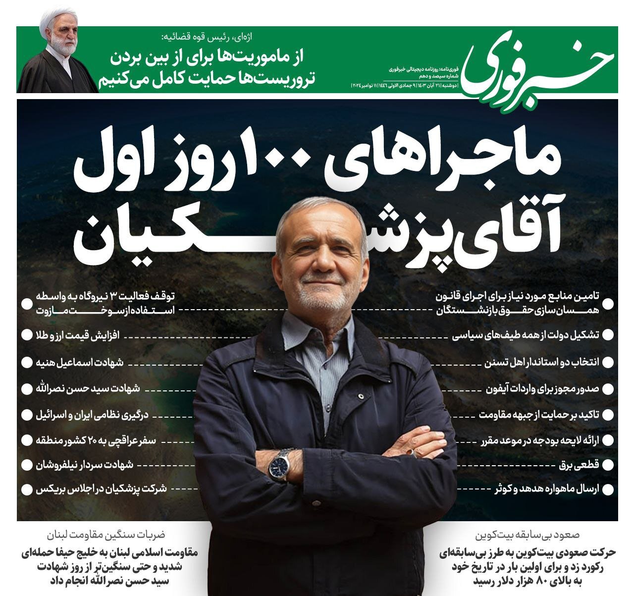 بدشانس‌ترین رئیس‌جمهور تاریخ ایران، مسعود پزشکیان +عکس