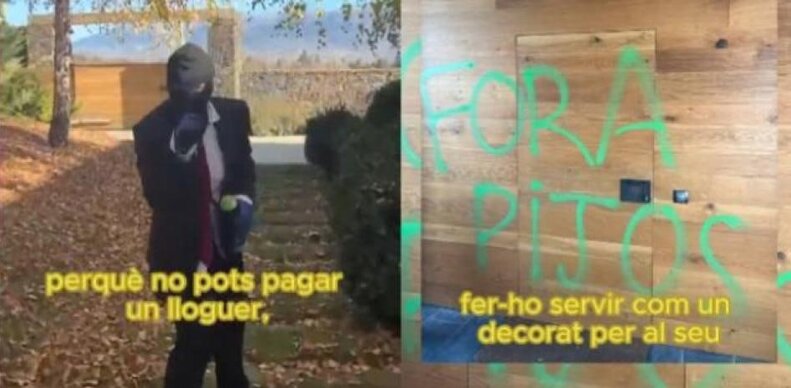 حمله سازمانی به خانه ستاره فوتبال با پیامهای تهدیدآمیز +عکس