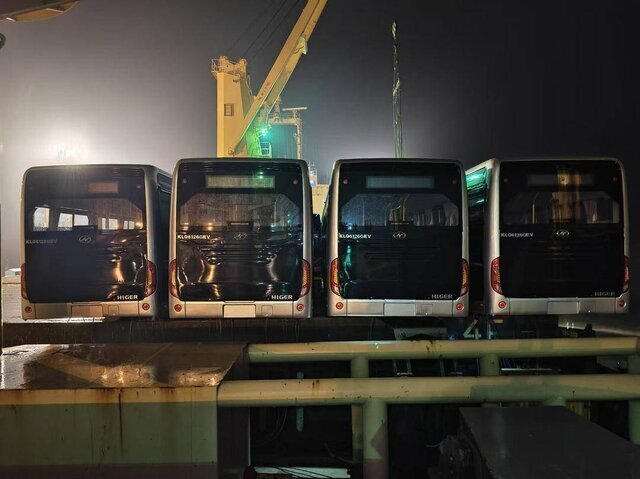 اولین تصاویر از اتوبوسهای چینی ویژه تهران را ببینید