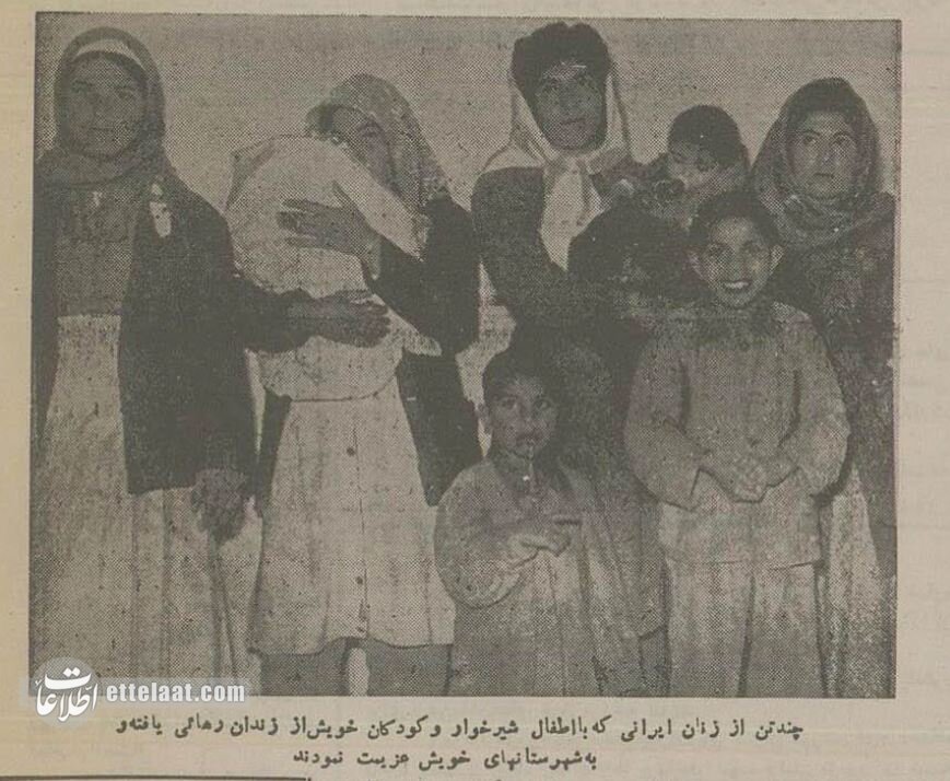 ۵۶ مرد و زن و کودک ایرانی از زندان روسها خلاص شدند! +عکس