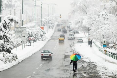 ببینید بارش سنگین برف جه بلایی سر خیابان‌ها آورد!