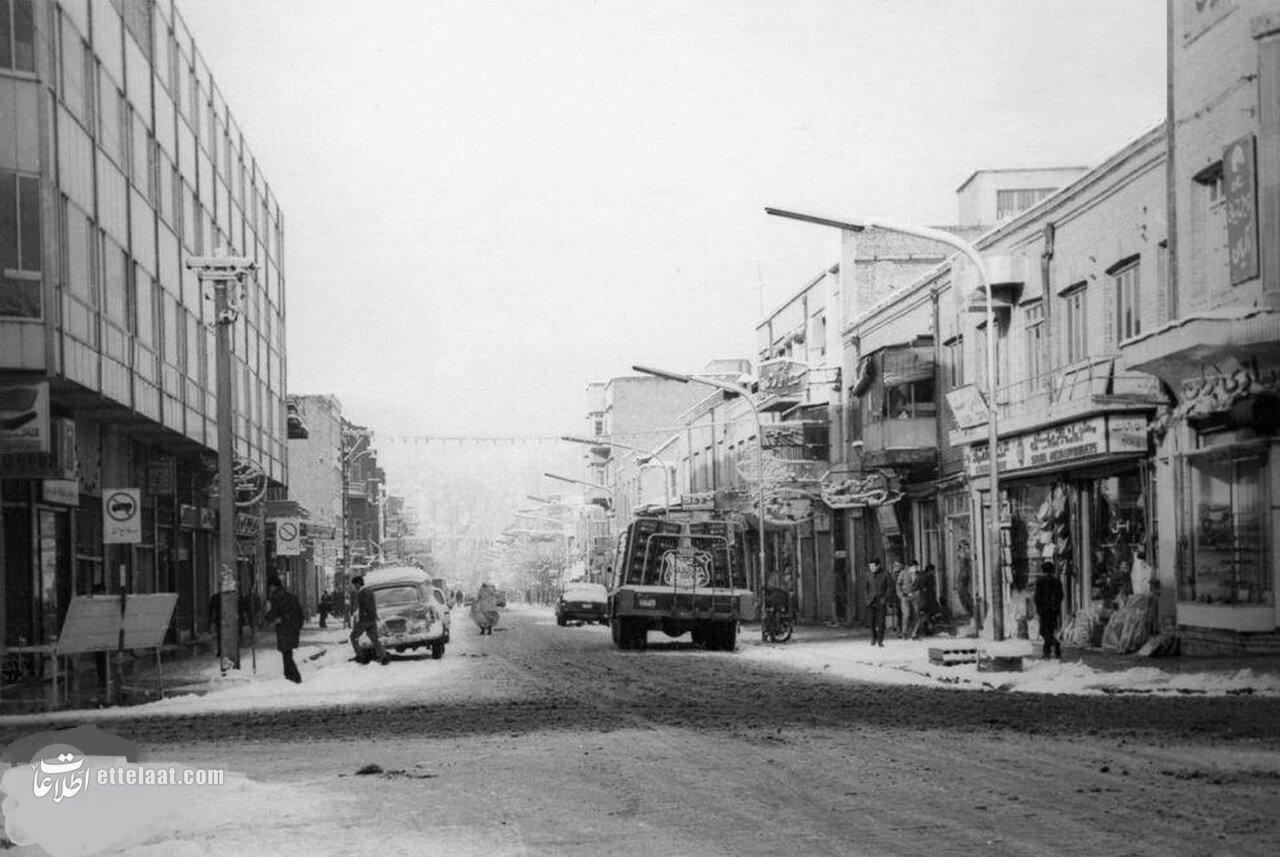 عکسهای دیده نشده از تهران برفی ۱۳۴۳