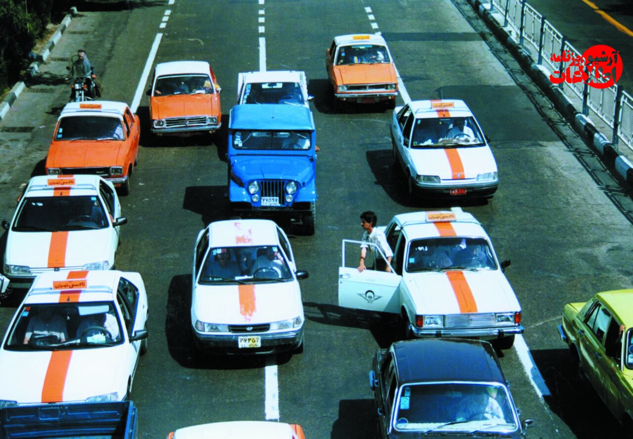 تاکسیهای تهران یکرنگ شدند! +عکس