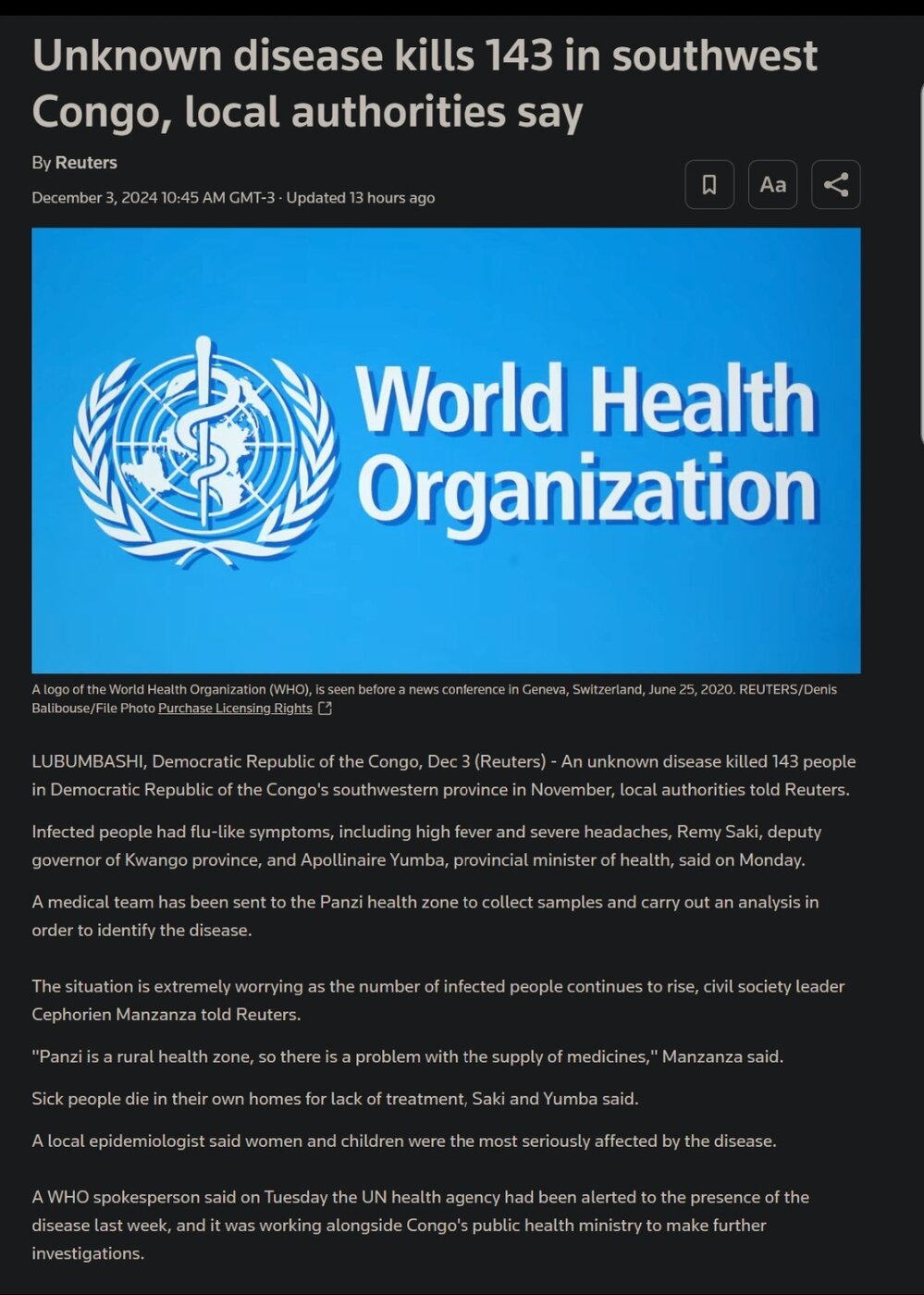شیوع کووید-۲ در کنگو جهان را غافلگیر کرد!
