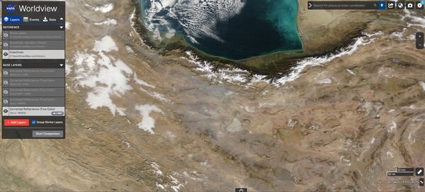 تصاویر هولناک ناسا از آلودگی هوا در ایران پربازدید شد