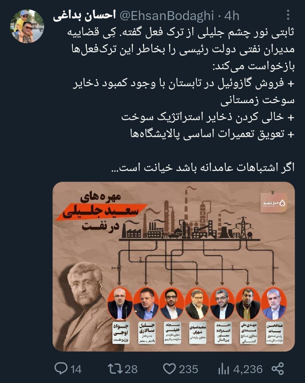 ردپای مهرههای سعید جلیلی در تعطیلیها و خاموشیها؛ قوه قضاییه بررسی میکند؟