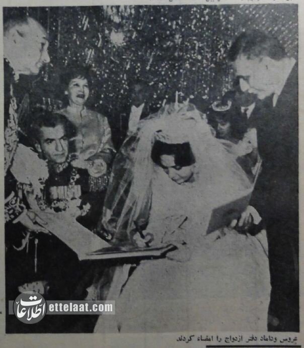 عکسهای دیدهنشده از مراسم ازدواج فرح و محمدرضا پهلوی