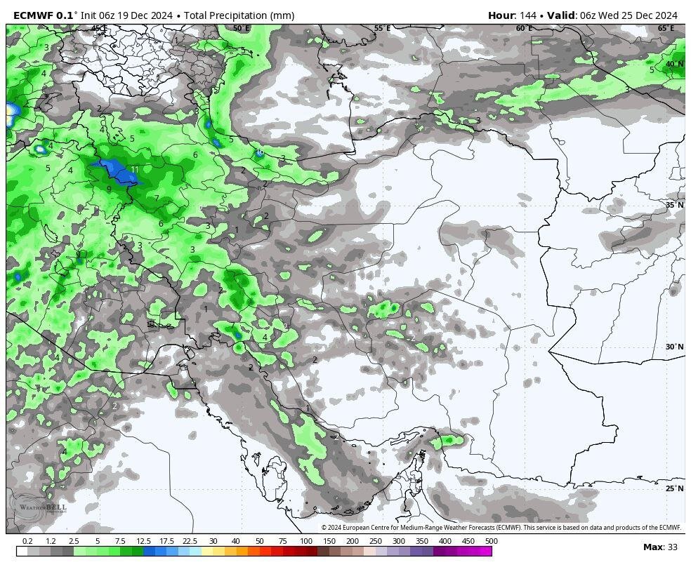 بارش برف در شب یلدا کدام استانها را غافلگیر میکند؟ +نقشه هواشناسی