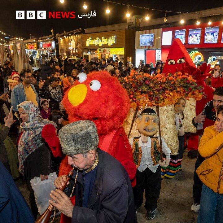 تصاویر بی بی سی از حال و هوای شب یلدا در ایران
