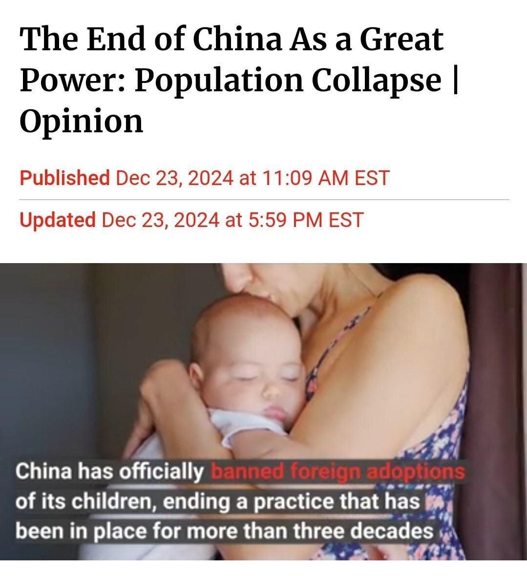 رسانه امریکایی پیشبینی کرد: فروپاشی ابرقدرت چین نزدیک است!