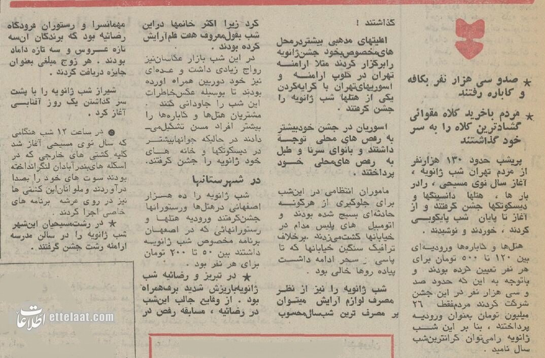 شب کریسمس در تهران ۷۸ نفر مجروح شدند! +جزئیات