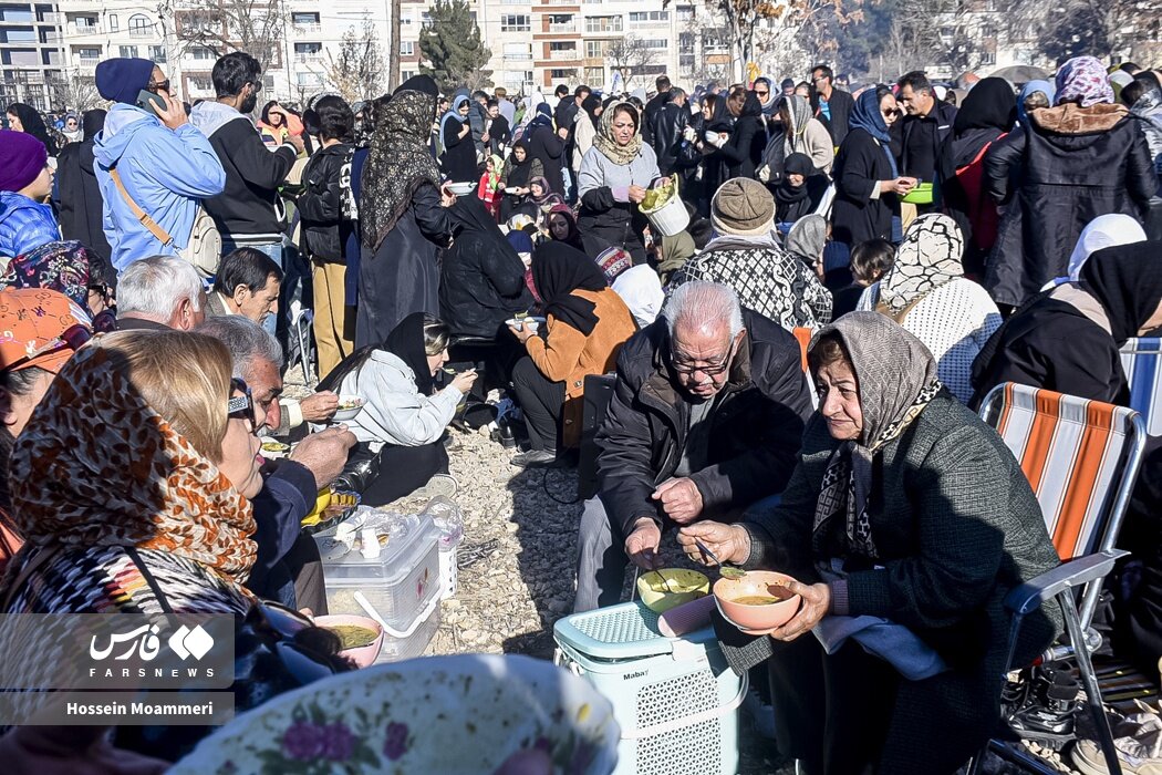 با این تصاویر به جشنواره آش رشته در بجنورد سری بزنید