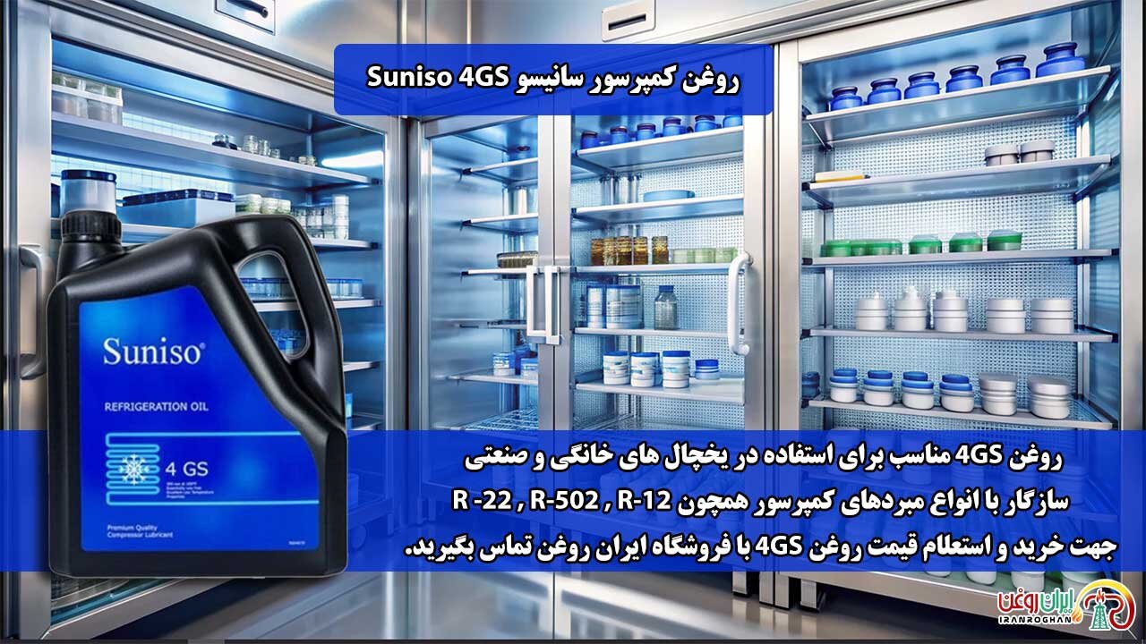 روغن سانیسو 4GS – انتخابی مطمئن برای کمپرسورهای برودتی