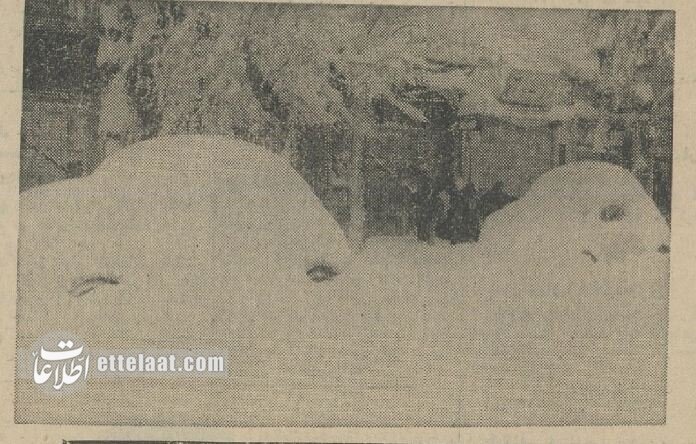 عکسهای دیدنی از برف در تهران، شیراز و تبریز ۶۰ سال پیش!