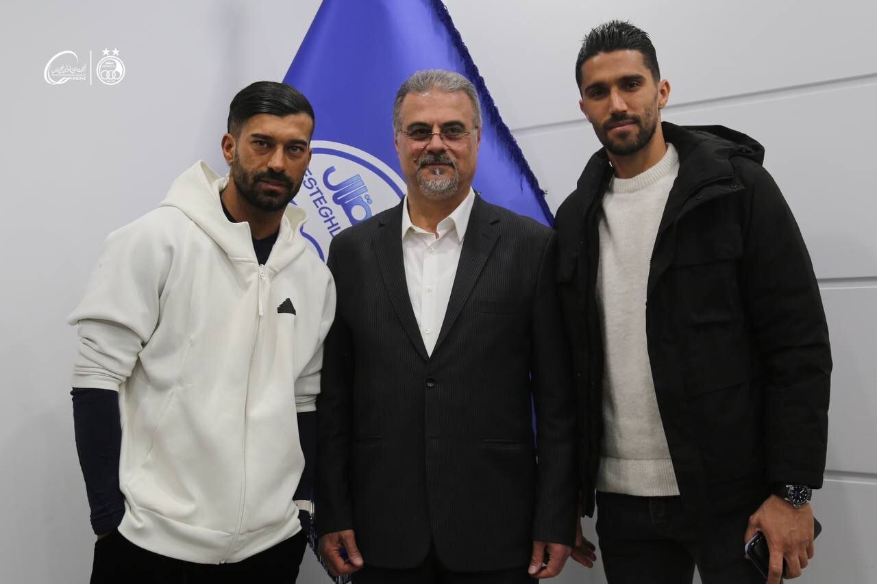 آشتیکنان در باشگاه استقلال +عکس