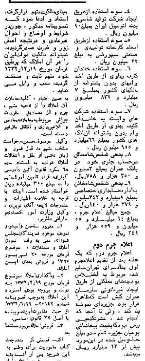 اعلام جرم ۳۰ میلیارد تومانی علیه شاه منتشرشد +عکس و جزئیات