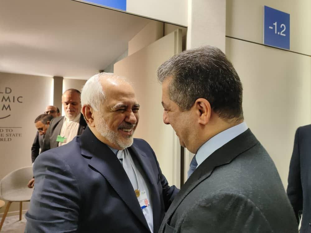 ظریف در داووس