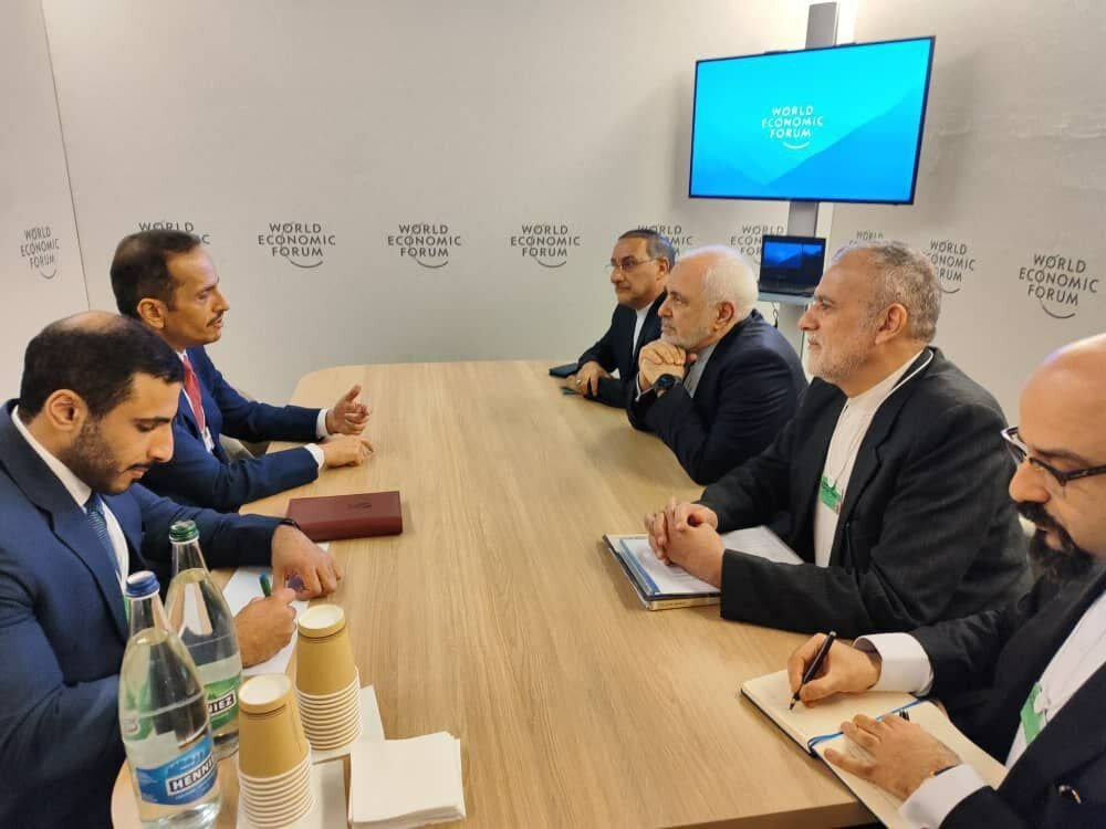 ظریف در داووس