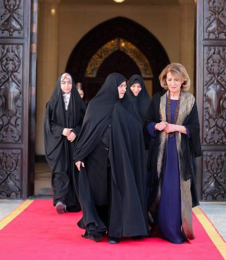 جمیله علمالهدی و همسر رئیسجمهور عراق