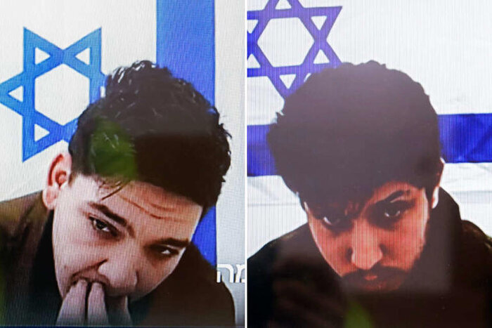 یوری الیاسفوو (سمت چپ) گئورگی آندرایو (سمت راست)