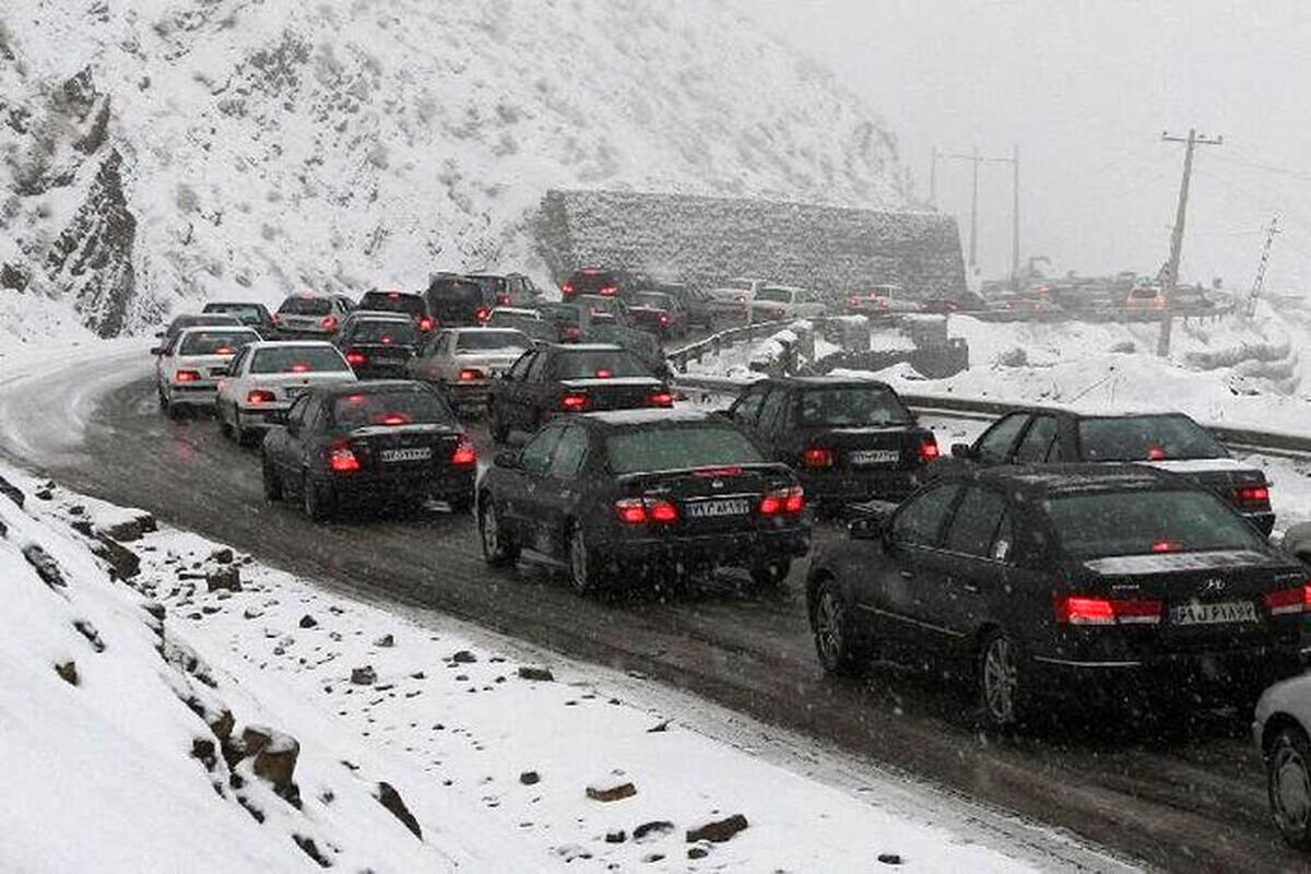 برف در محورهای کشور