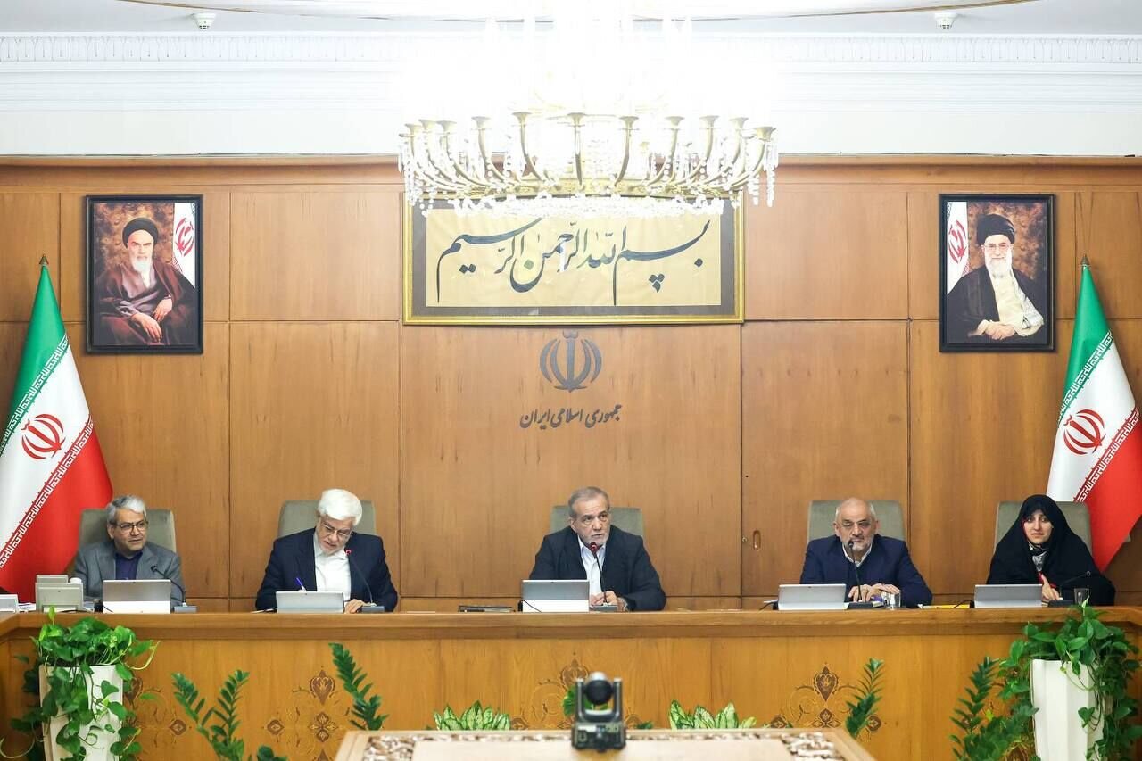 مسعود پزشکیان در جلسه هیات دولت