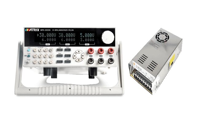 مولد جریان الکتریکی، انواع منبع تغذیه 