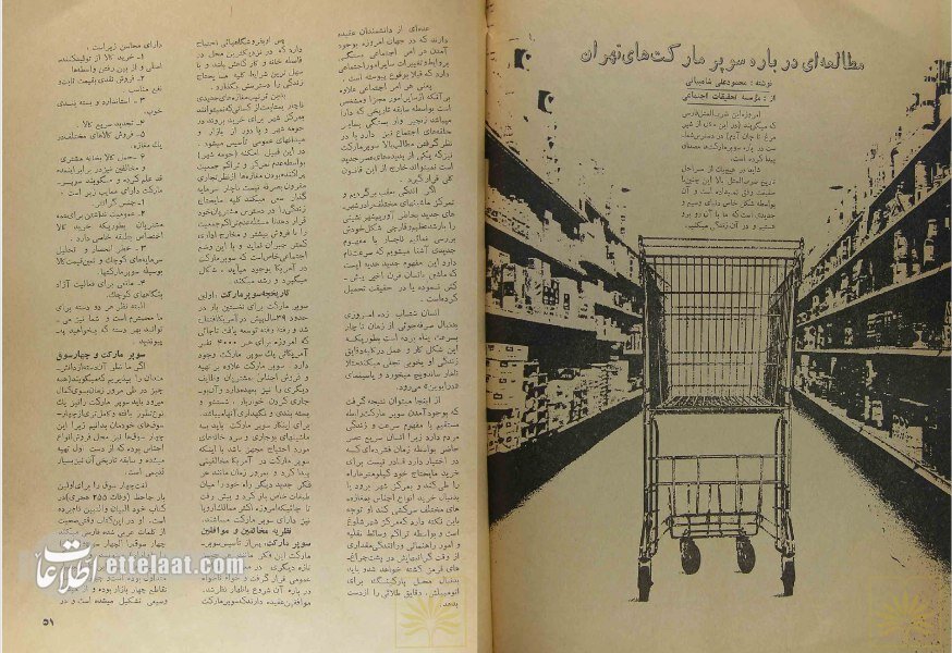 تاریخچه بقالی و سوپرمارکت در ایران