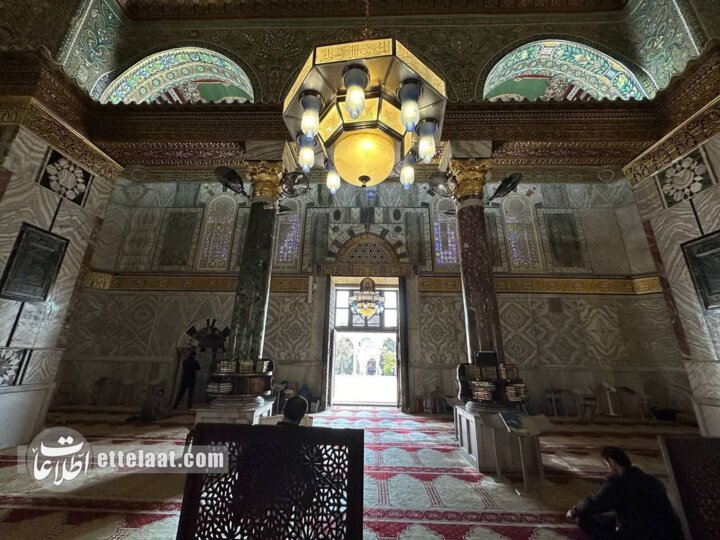 قبه الصخره شریف در مسجد الاقصی