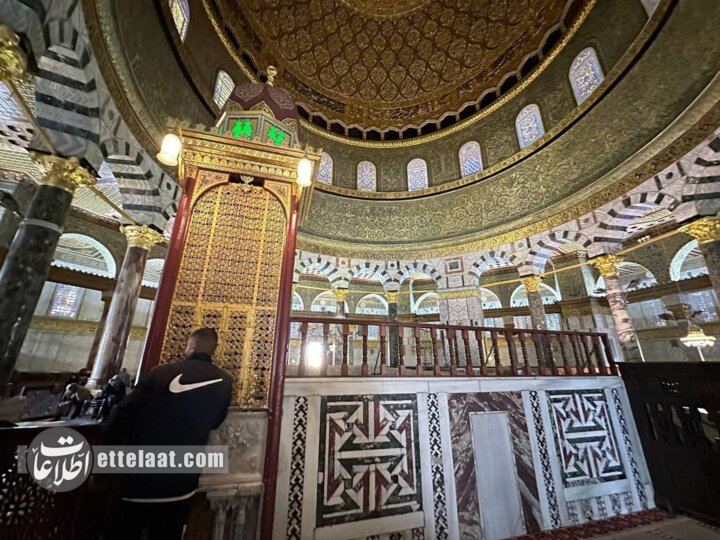 قبه الصخره شریف در مسجد الاقصی