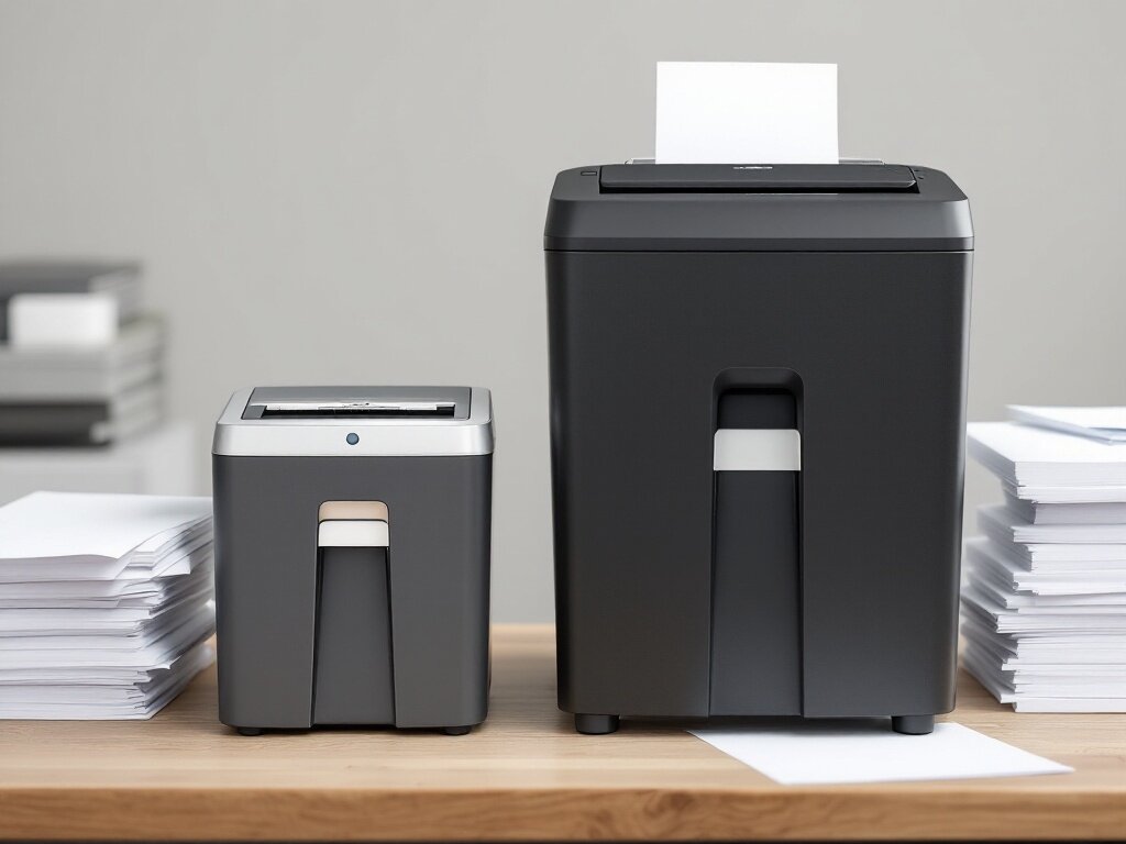 مقایسه کاغذ خردکن صنعتی و اداری