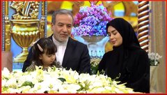 برای اولین بار همسر و دختر عراقچی به تلویزیون آمدند +ویدیو