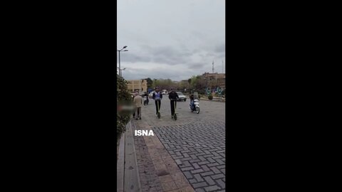 پلیس اصفهان اسکوترسوار شد! +ویدیو