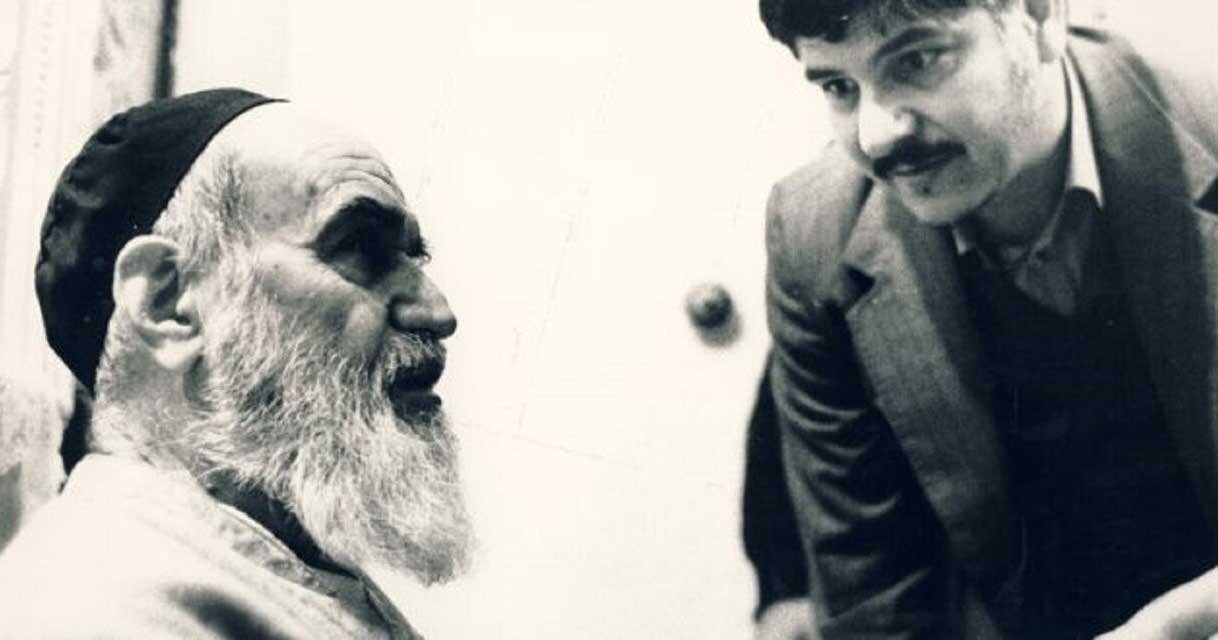محمد هاشمی در دیدار با امام خمینی
