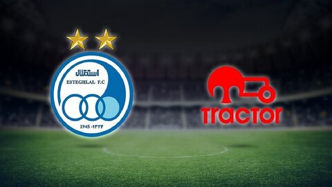 پخش زنده و ساعت بازی استقلال و تراکتور امروز جمعه ۱۵ فروردین ۱۴۰۴ +دیدارهای مهم امروز