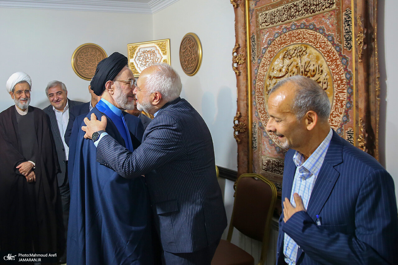 دیدار نوروزی ظریف با محمد خاتمی